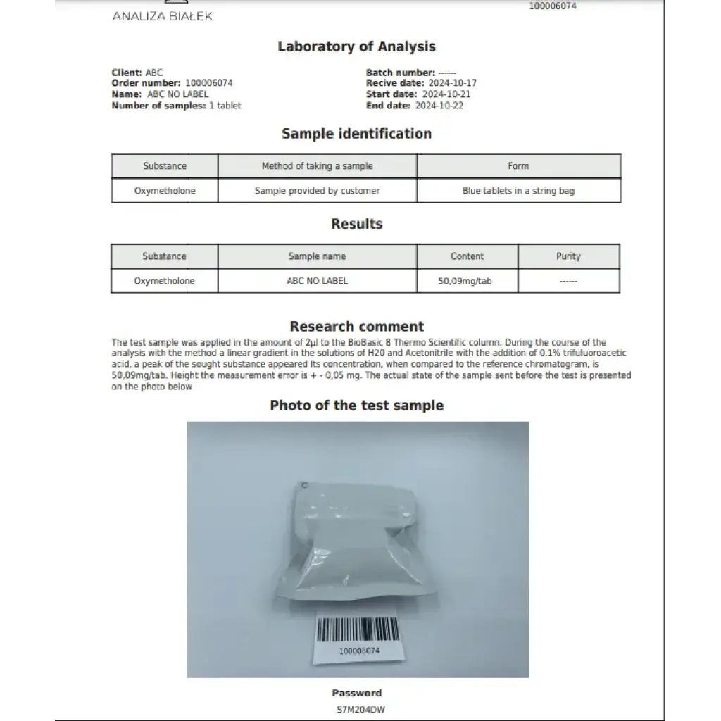 Oxymetholone 50