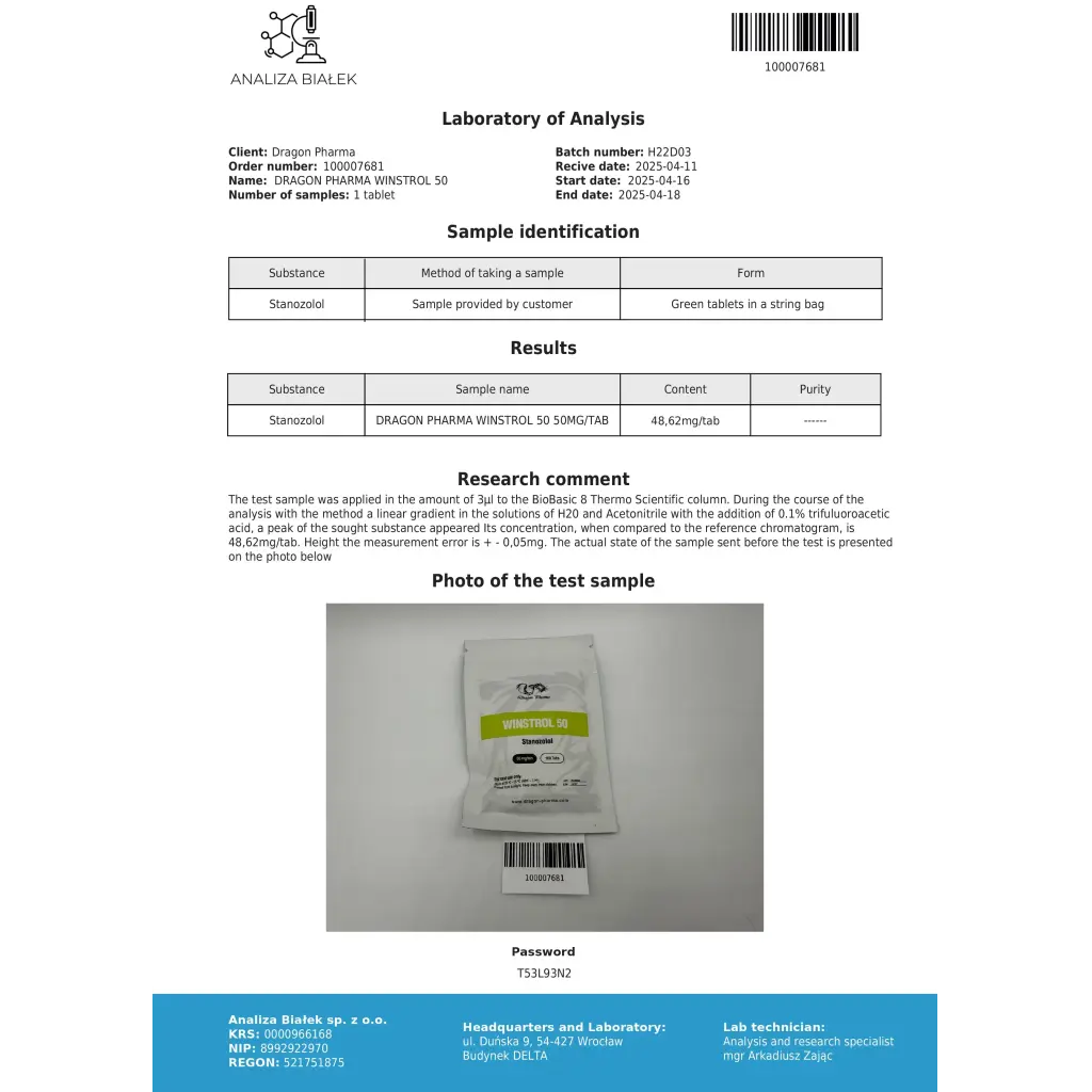 Winstrol 50mg